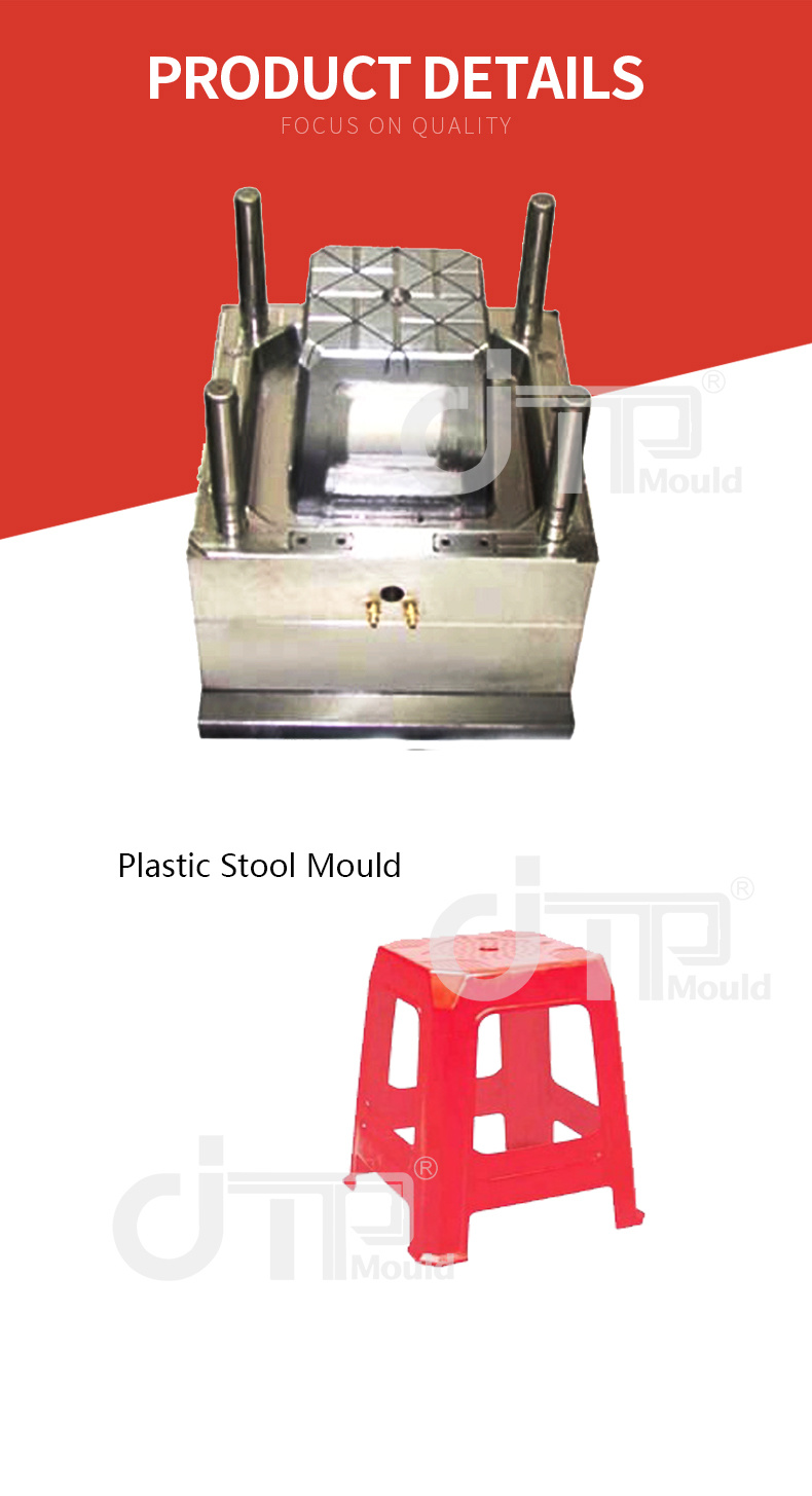 Colorful Customized Height Plastic Stool Injection Mould