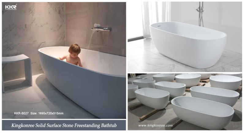 Artificial Stone Bathroom Baths Freestanding Soaking Bathtubs