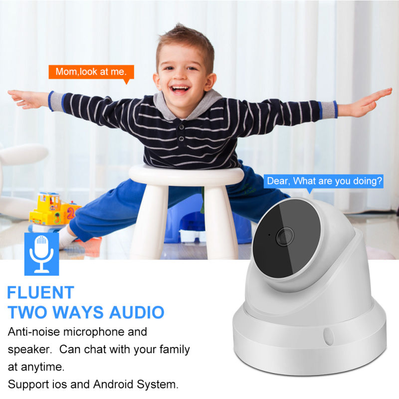 V380 WiFi Smart Dome IP Camera Work with NVR Indoor CCTV Dome IP Camera