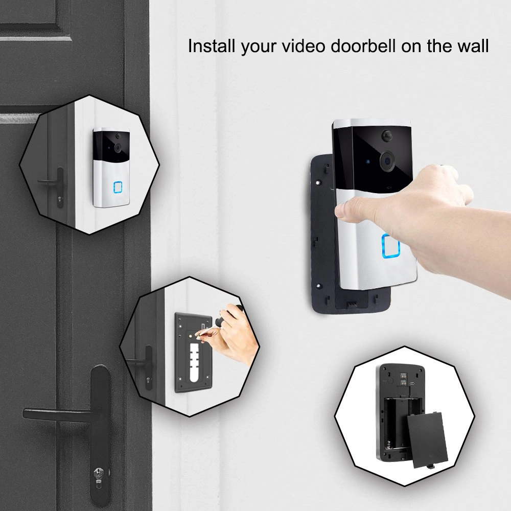 Buy Smart Wireless Battery Powered Doorbell Camera China