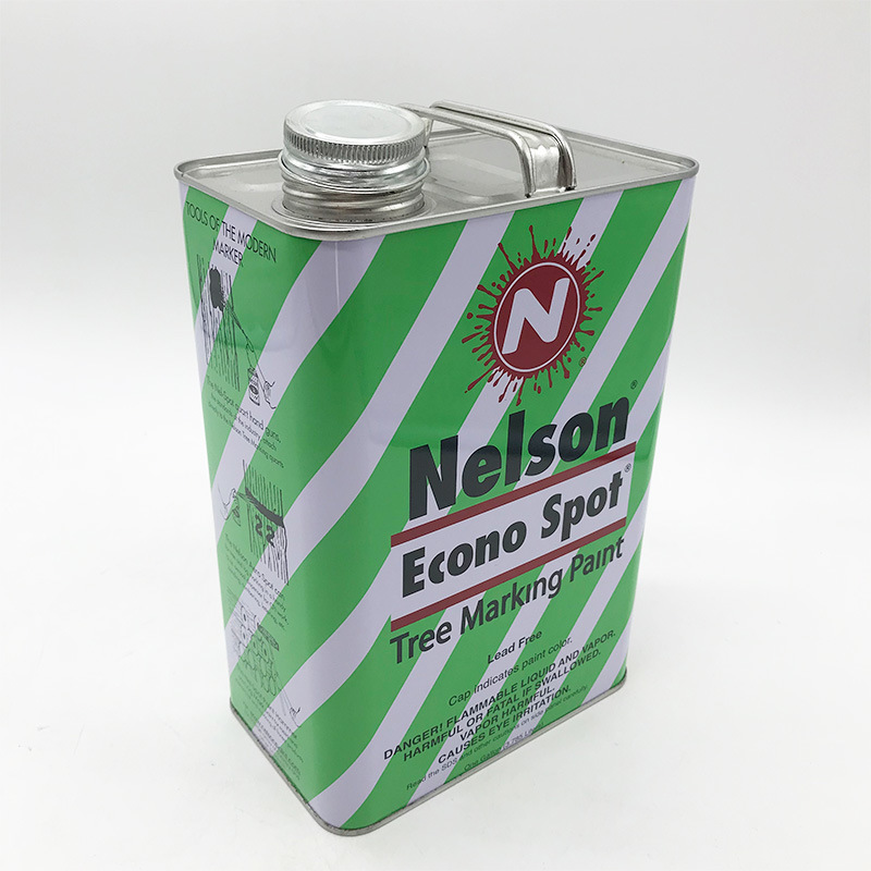 Metal Paint Can with Lid Spout