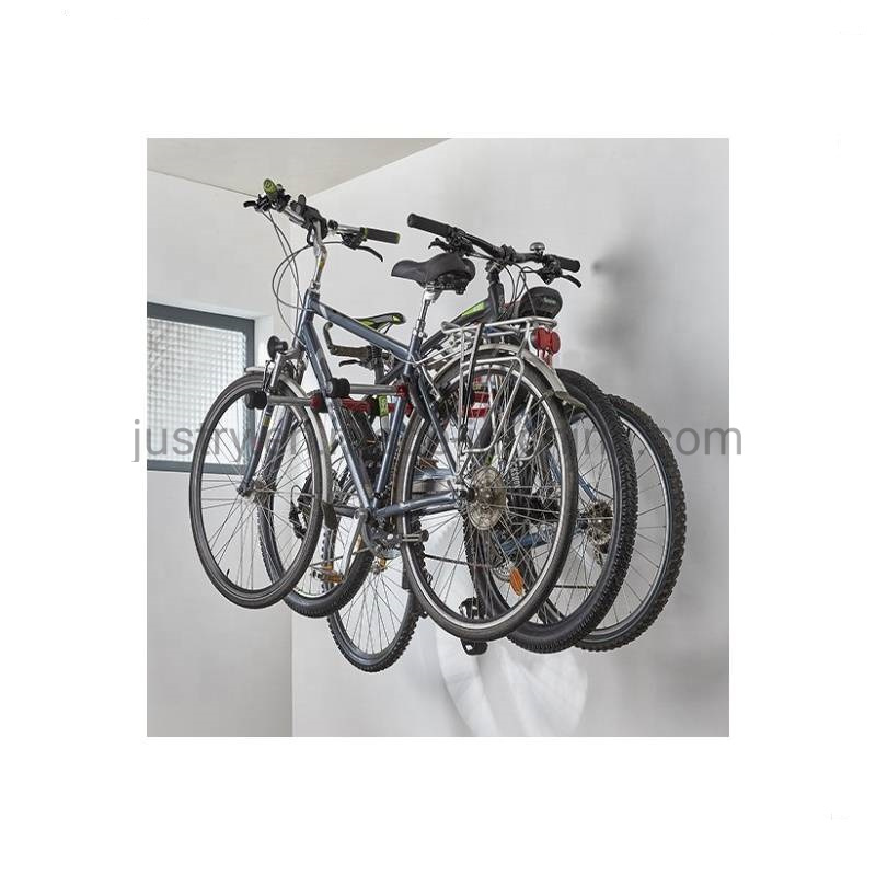 Bicycle Stand Hanging Adjustable Wall Mounted Indoor Bike Rack for Home