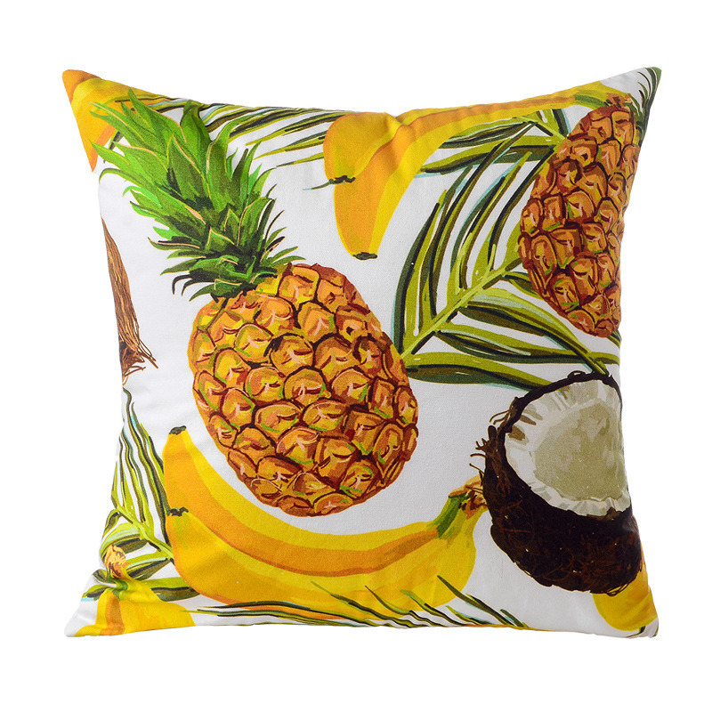 Fashionable Printing Summer Throw Cushion on Sofa