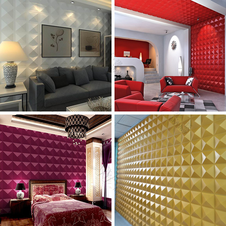 3D Wall Panel for Home Decoration Fashion PVC Wall Panels