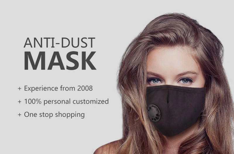 Manufacturer Black Cotton Mouth Cover Winter Face Dust Mask