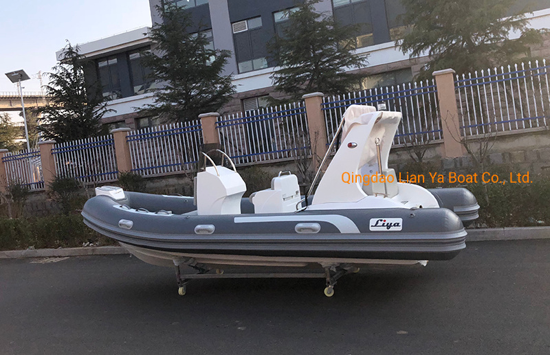 Liya 5.8m Custom Military Rib Boats Hypalon Inflatable Boats