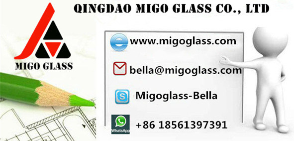 6mm 8mm 10mm Bent Tempered Glass for Glass Shower Screen / Enclosure