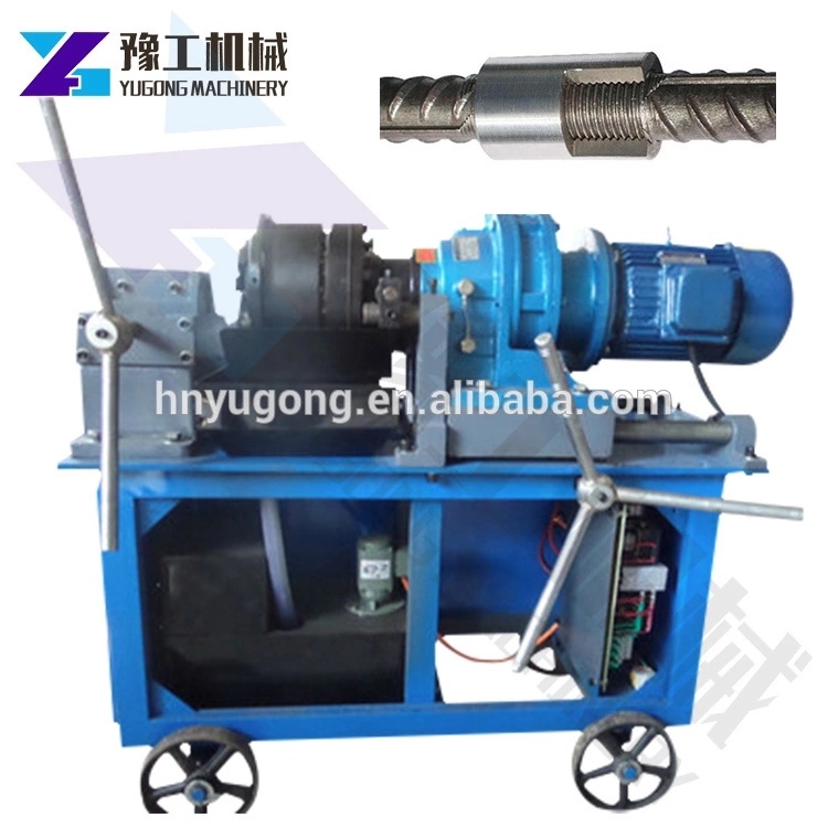 Concrete Reinforcing Screw Steel Rebar Rib Peeling Thread Rolling Machinery