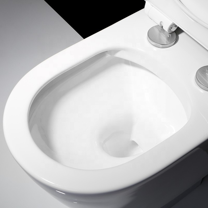 Two-Piece Ceramic Wall Hung Toilet Bowl Made in China