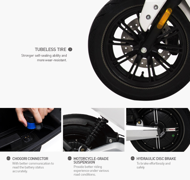 EEC Approved 3000W Electric Scooters for Adults Electric Motorcycles