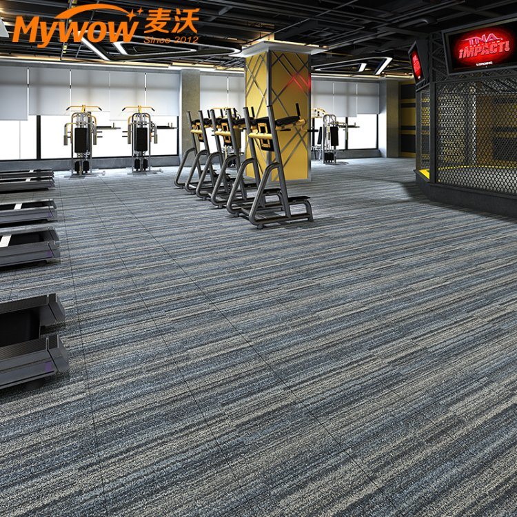 Sxp Wood Grain Self-Adhesive Floor Covering for Restroom