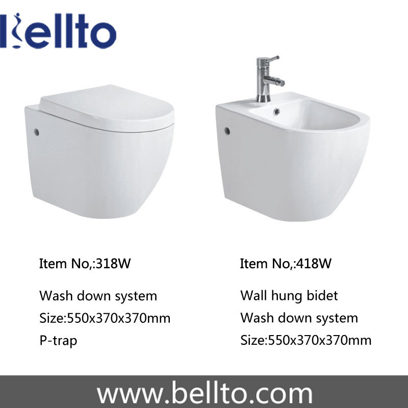 Sanitary Ware Ceramic Rimless Water Closet High Quality Wholesales Intelligent Toilet (B-100)