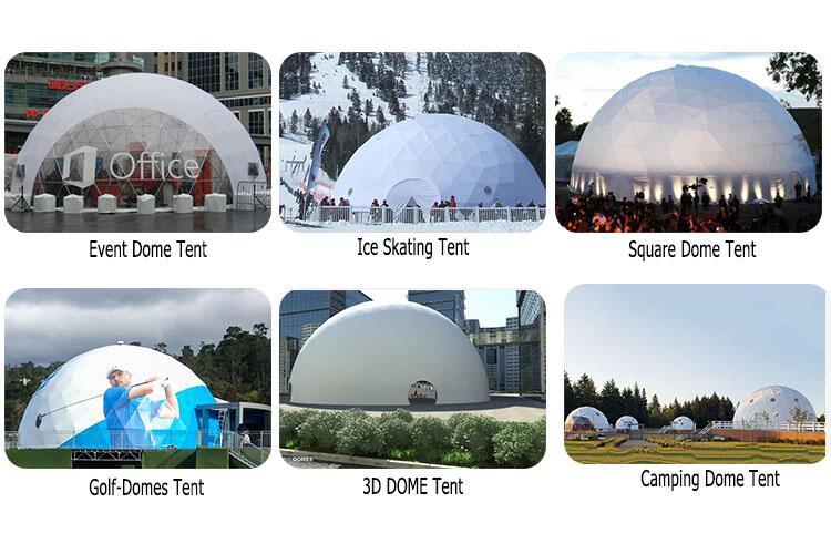 Easy Operation and Cost Saving Camping Dome Tent for Party Event