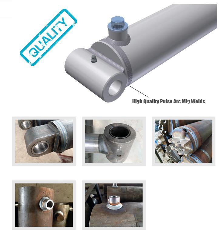 Bespoke Rectangular Rear Flange Mounting Welded Hydraulic Cylinder