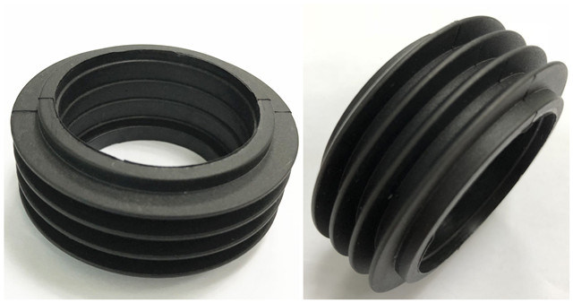 Internal Black Rubber Flush Pipe Cone for Toilet Cistern Syphon