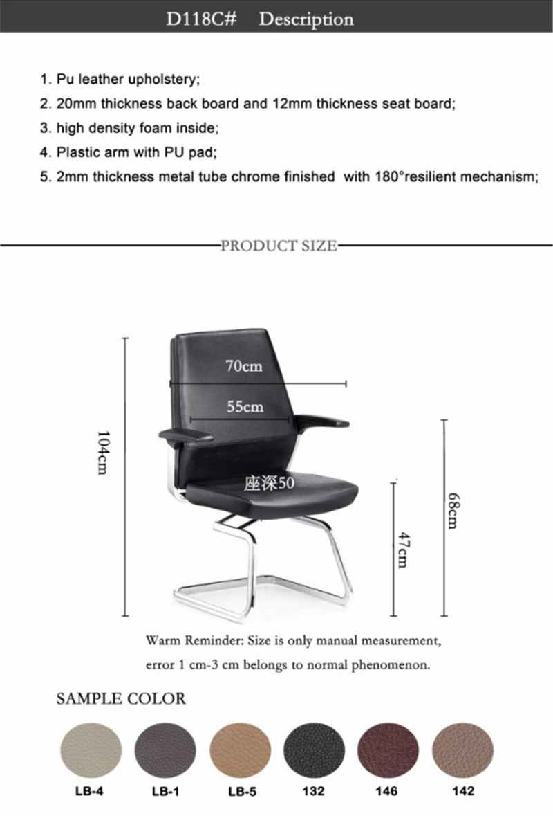 Manufacturer Modern Ergonomic Office Chair Desk Stool Without Wheels