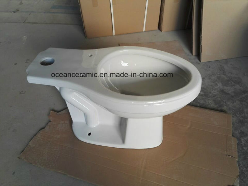 857b Siphonic Flush Valve Toilet Bowl, Public Toilet, Inodoro, Manual or Sensor Toilet