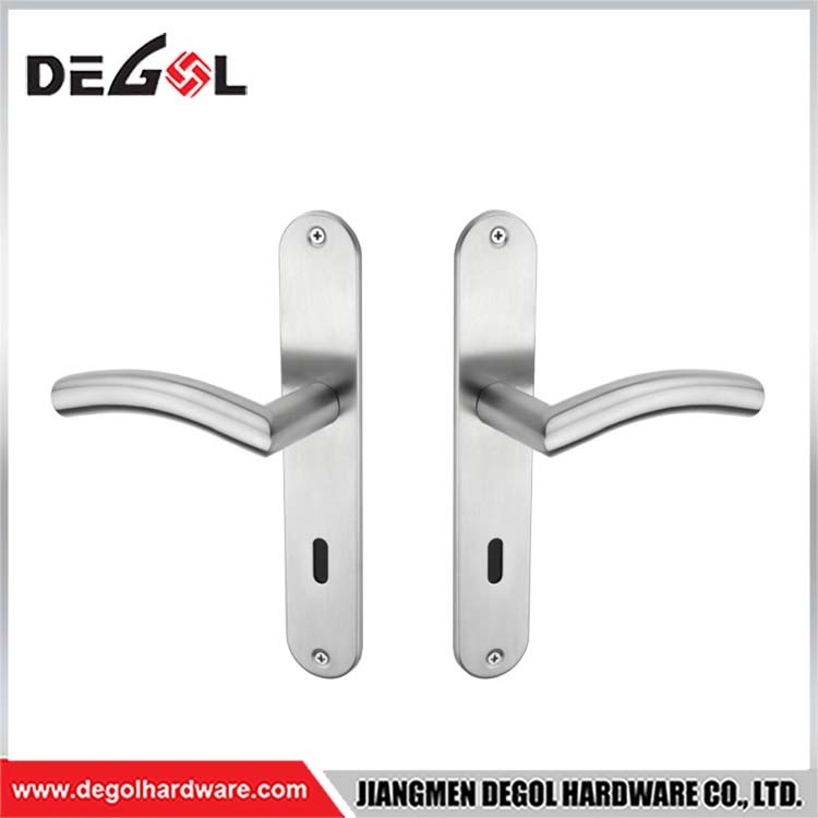 Commercial Bathroom Door Handle with Plate Manufacturer