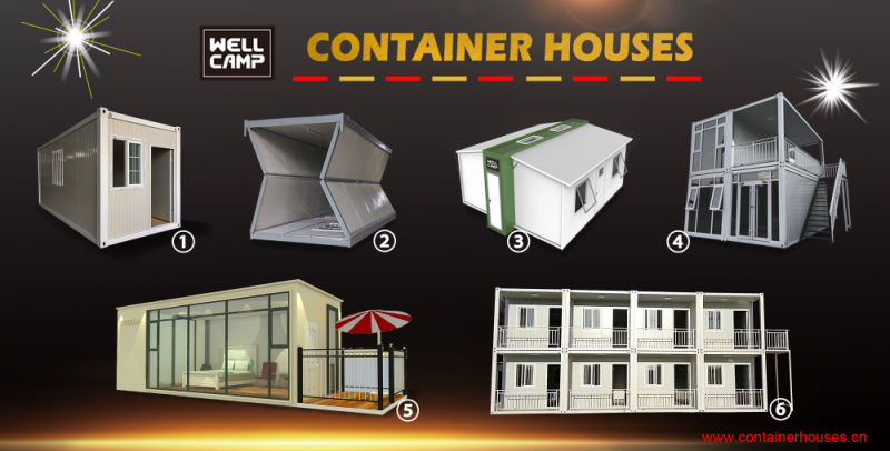 Wellcamp Newest Mobile Convenient Mobile Prefabricated Toilet