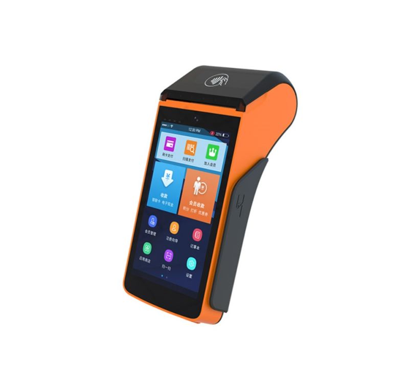 Mobile Intelligent Terminal POS Android All in One Touch Screen with Thermal Printer Ts-P20L