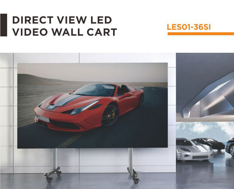 LED Video Wall Cart Floor Stand Video Wall Mount