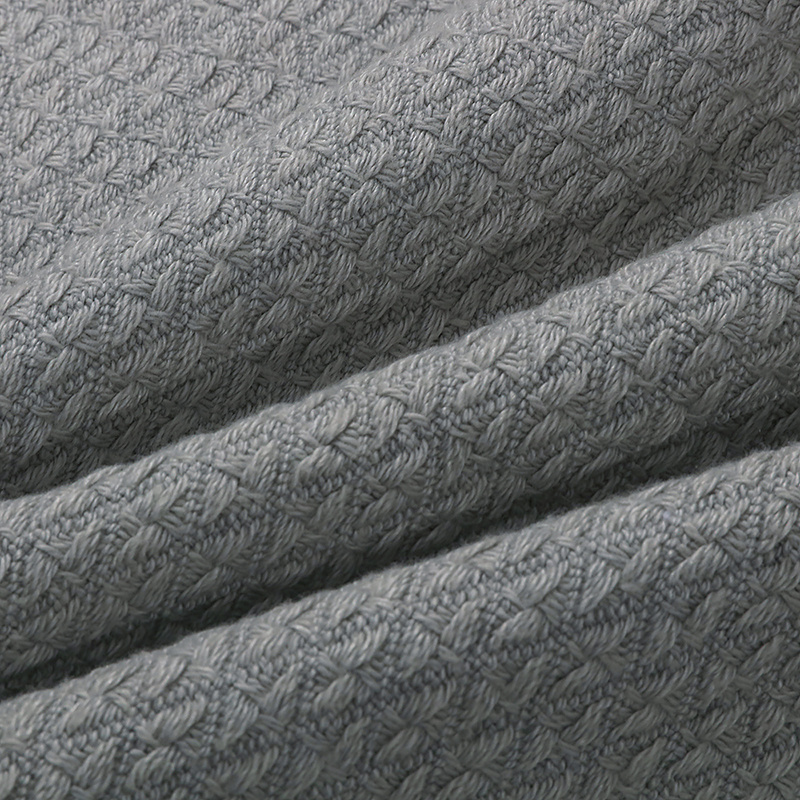 New Design 100% Cotton Sofa Blanket, Cotton Throw, Cotton Blanket