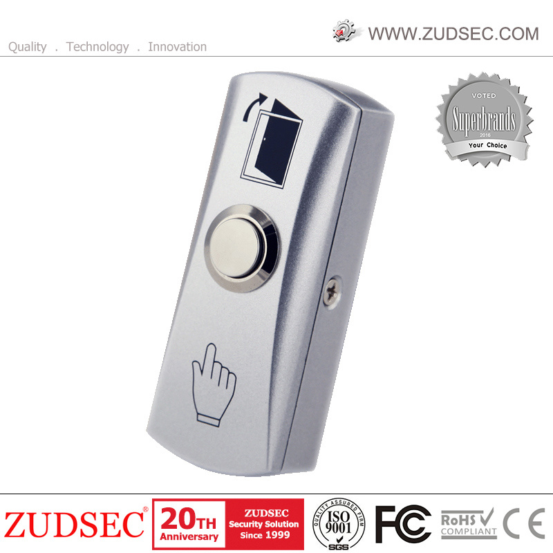 Zinc Panel Single Door Exit Button with Back Box