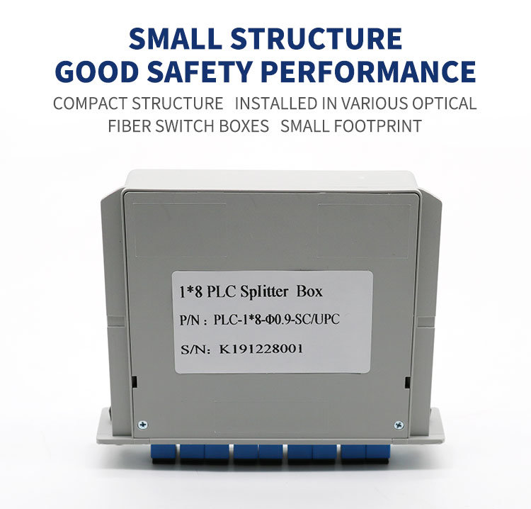 Fiber Optic Equipment Cassette Card PLC Splitter