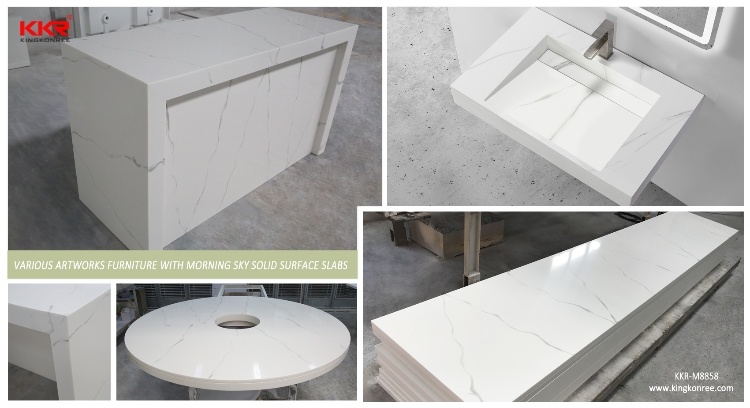 Solid Surface Commercial Bathroom Vanity Tops