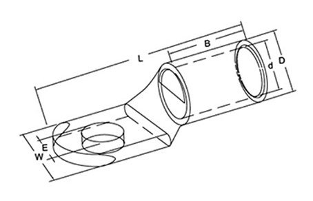 Sc Series Copper Tube Terminal Lug /Copper Cable Lugs