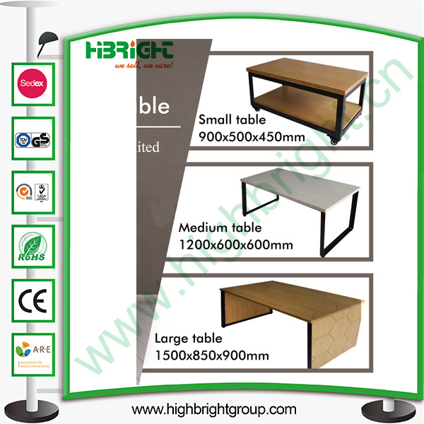 Clothes MDF Slatwall Display Stand