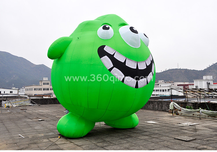 Inflatable Green Color Animal Cartoon, Good Quality Inflatable Green Animal Cartoon