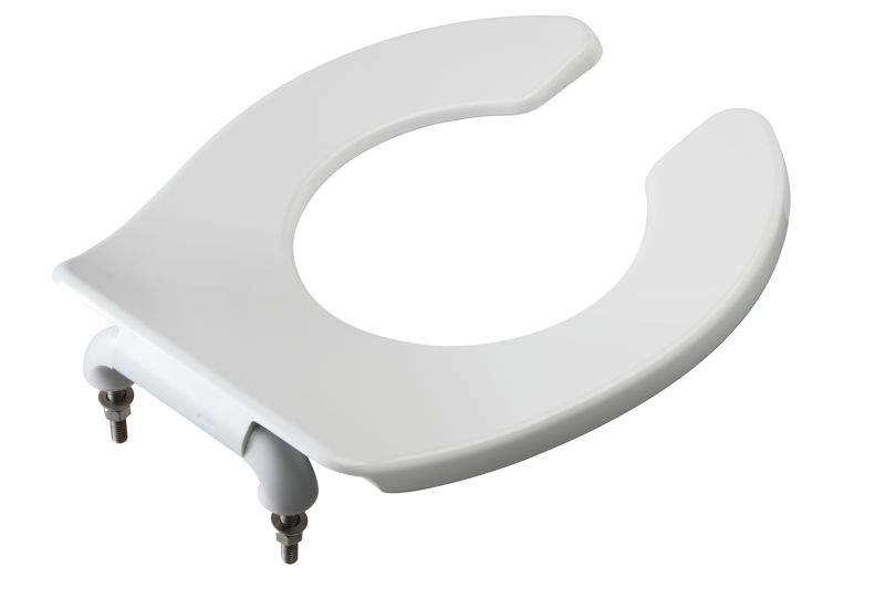 Toilet Seat with Open Front for Disable Public Area