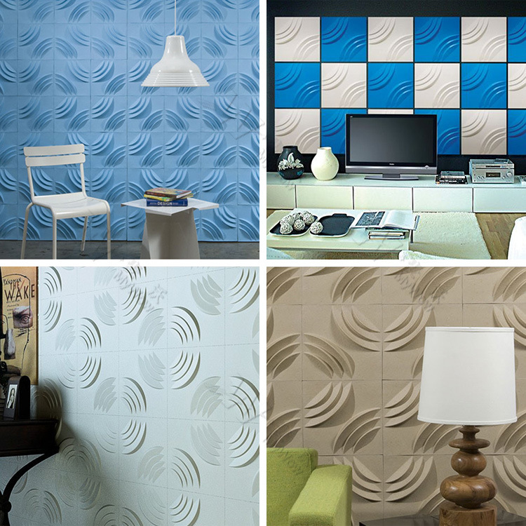 3D Wall Panel for Home Decoration Fashion PVC Wall Panels