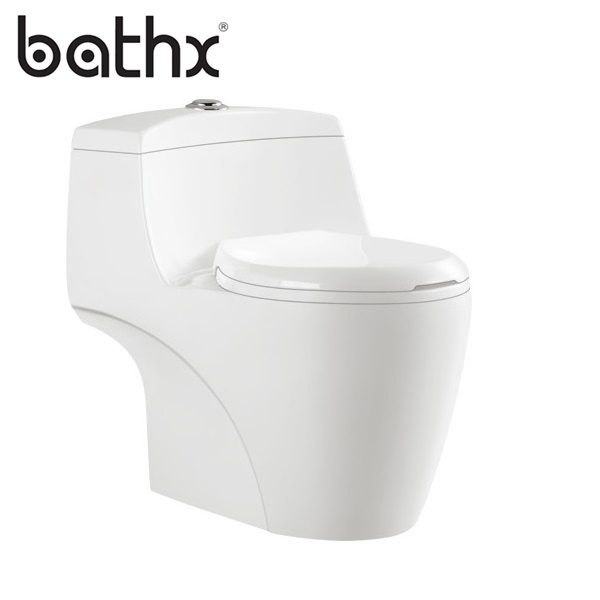 Foshan Custom Washdown One Piece Water Closet Toilet Bowl with Quality Fitting (PL-3334)