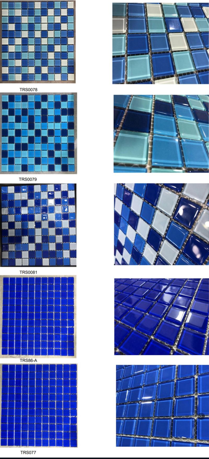 Latest Design Kitchen Backsplash Wall Mosaic Mix Aluminum Mosaic Tile