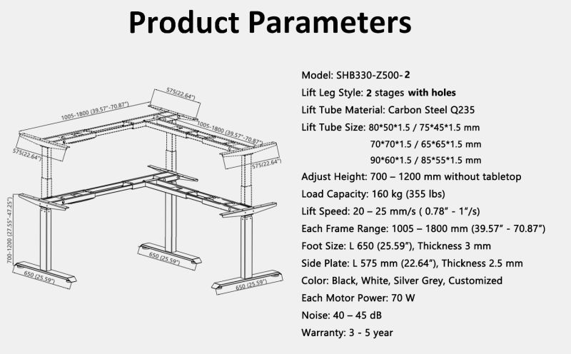 4 Memory Height Setting Adjust Height Sit Standing Desk