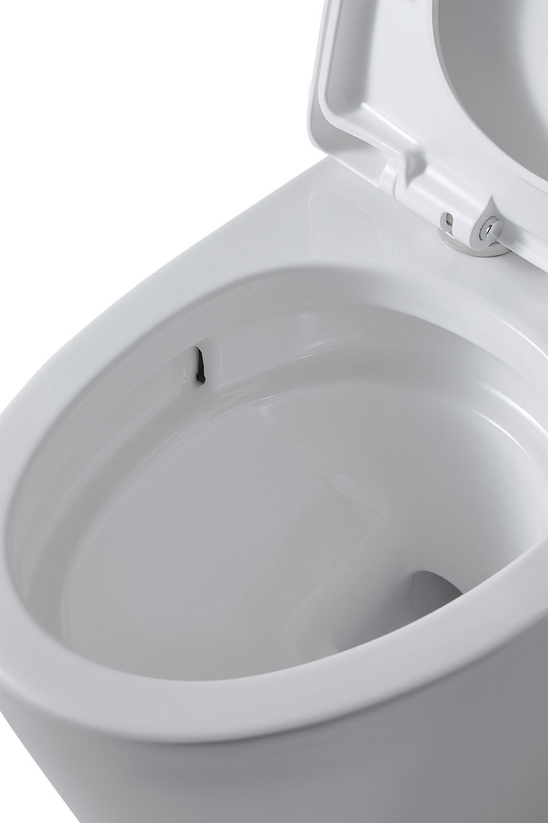 BL-125-Opt China Binli 1.28/0.88 Gpf Elongated One Piece Toilet with UF Toilet Seat Normal Height White