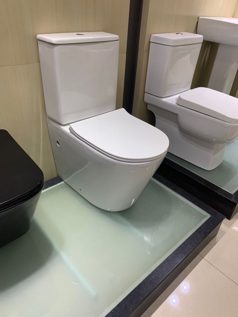 Sairi Bathroom Wc Rimless Ceramic Toilet with High Quality