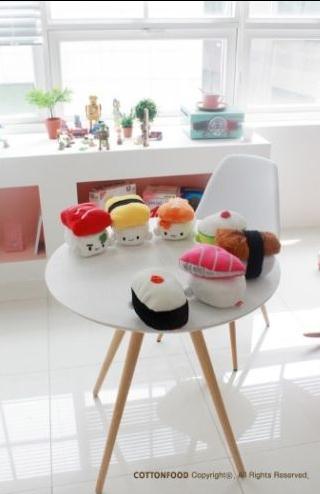 Sushi Plush Stuffed Pillow Cushion