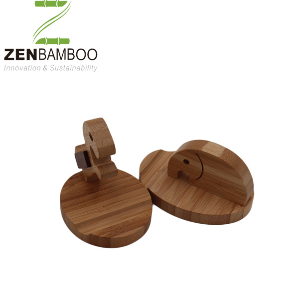 Waterproof Wooden Bamboo Mobile Phone Holder for iPad / iPhone