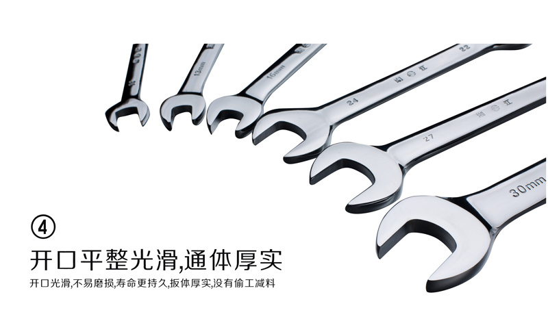 Seven Piece Spanner Set Ratchet Wrench Combination Wrench