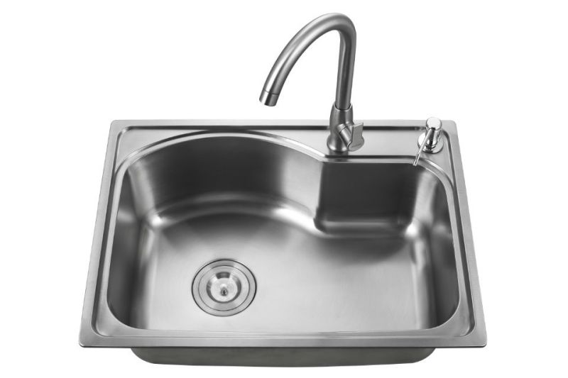 Stainless Steel Brushed Nickel Kitchen Wash Basin Washing Sink