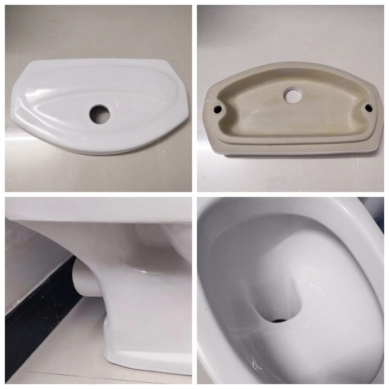 High Quality Two Pieces Black Color Wc Toilet Water Closet