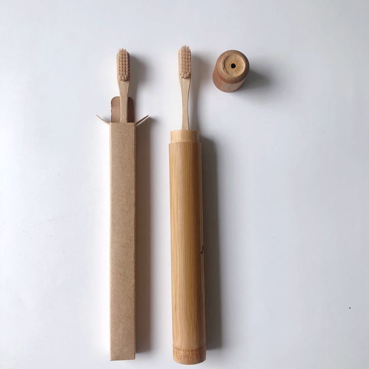 Natural Bamboo Toothbrush Biodegradable Bamboo Toothbrush Plasic Free