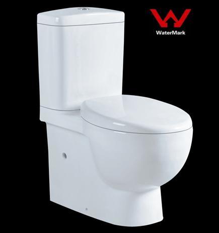 Modern Watermark Bathroom Washdown Two Piece Wall-Faced Toilet Suite (561)