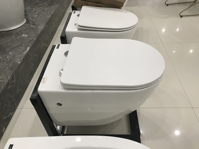 Wc Sanitary Ware Best-Selling Round Wall Hung Toilet