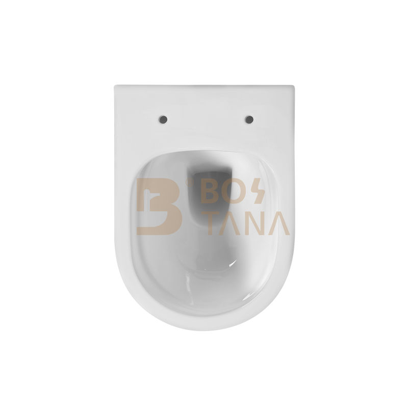 Bathroom Wc Toilet Ceramic Sanitaryware Wall-Hung Toilet Rimless Toilet