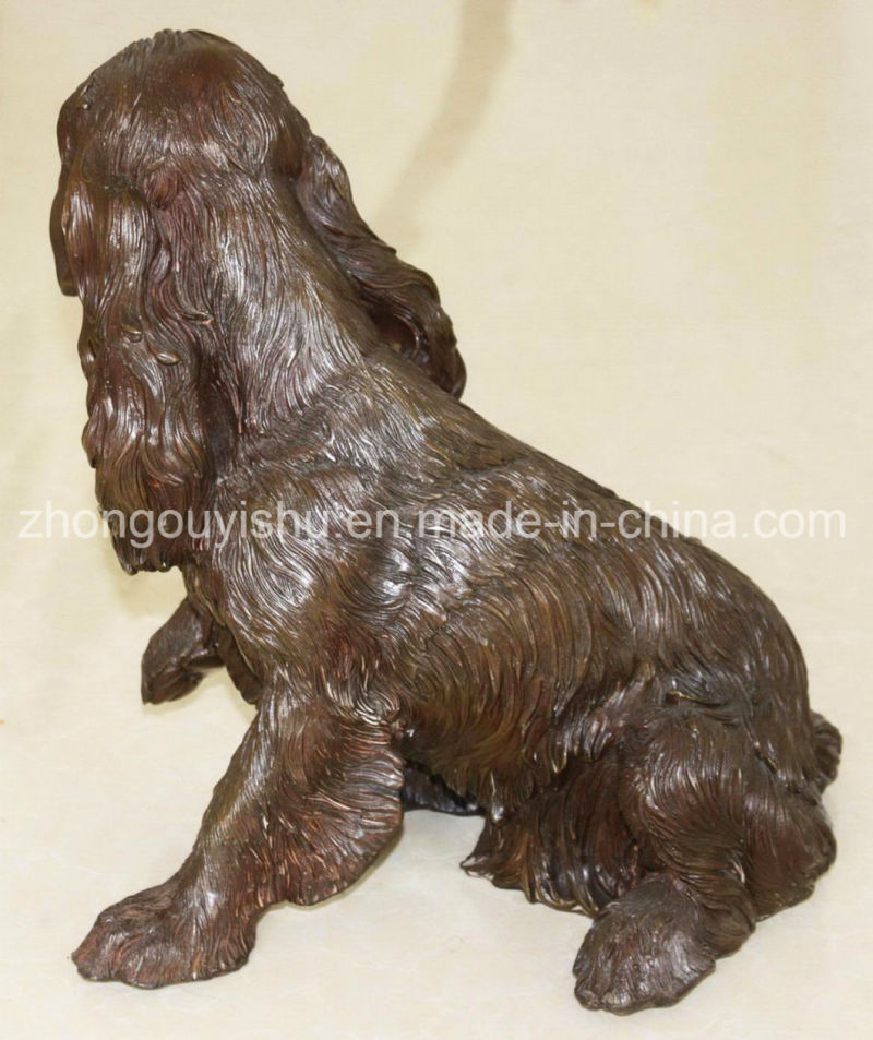 Bronze Sculpture, Bronze Dog Sculpture, Animal Sculpture