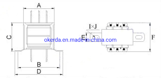 Ei57X37 24W 240 Volt 12 Volt Transformer